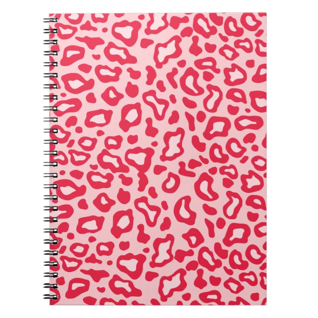 Retro Red Leopard Notebook (Front)