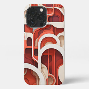 Retro red phone case