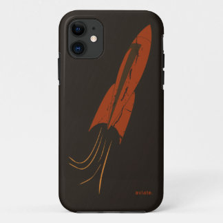 Retro Red Rocket iPhone 5 Case by aviate.