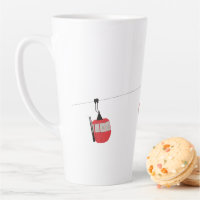 Retro Red Ski Gondola Lift Personalised
