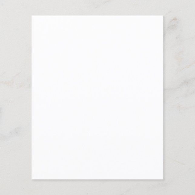 Retro Red Strawberry and Flower Pattern Flyer (Front)