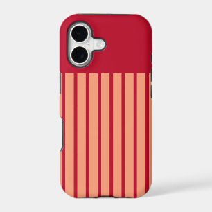 Retro Red striped pattern