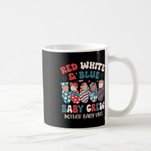 Retro Red White Blue Coffee Mug