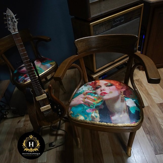 Retro Redhead Tropical Lime Cocktail Decoupage Tissue Paper (Creator Uploaded)