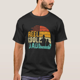 Retro Reel Cool Dad Fishing Dad Joke Fisherman Fat T-Shirt