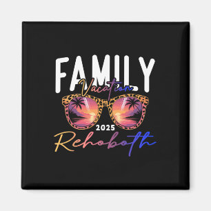 Retro Rehoboth Beach Delaware Sungles Summer Vacat Magnet
