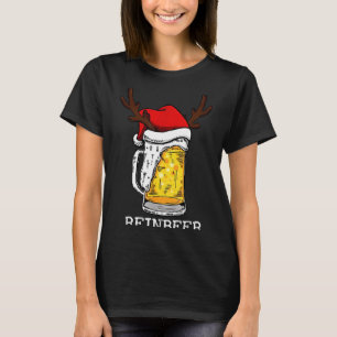 Retro Reindeer Winedeer Reinbeer Matching Couples  T-Shirt