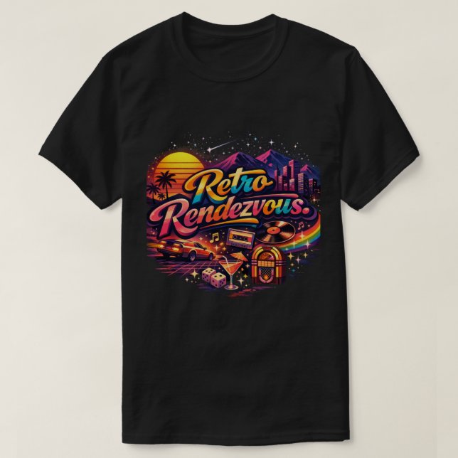 Retro Rendezvous T-Shirt (Design Front)