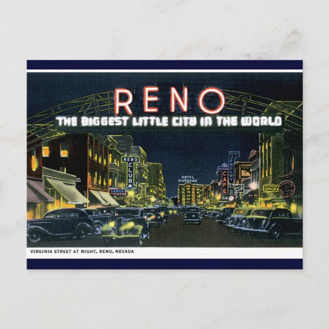 Retro Reno Postcard (Front)