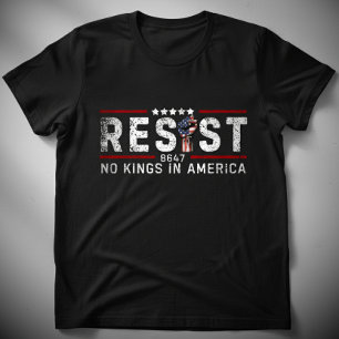 Retro Resist No Kings In America T-Shirt
