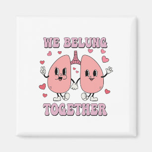 Retro Respiratory Therapist Rt Valentine We Belung Magnet