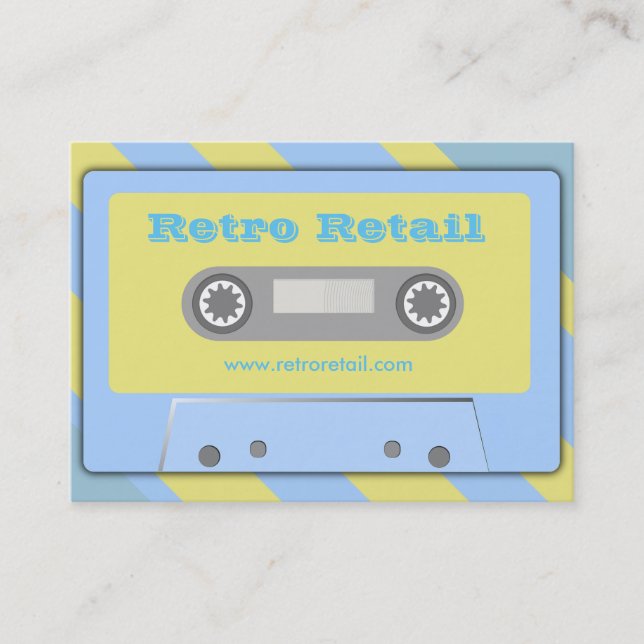 Retro Retail Business Cards (Front)