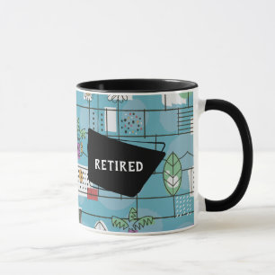Retro Retired 1950s Mid-Century Modern Mug