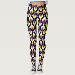 Retro, retro ornament leggings
