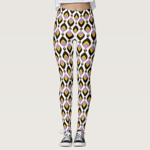 Retro, retro ornament leggings