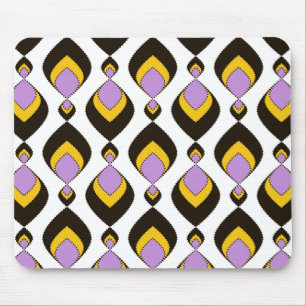 Retro, retro ornament mouse pad