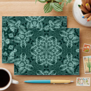 Retro, retro pattern, blue and grey, elegant enve envelope