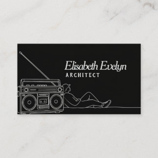 Retro Rhythms Business Card
