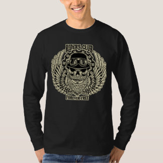 Retro Rider Skull Helmet Wings Motorcycle T-Shirt