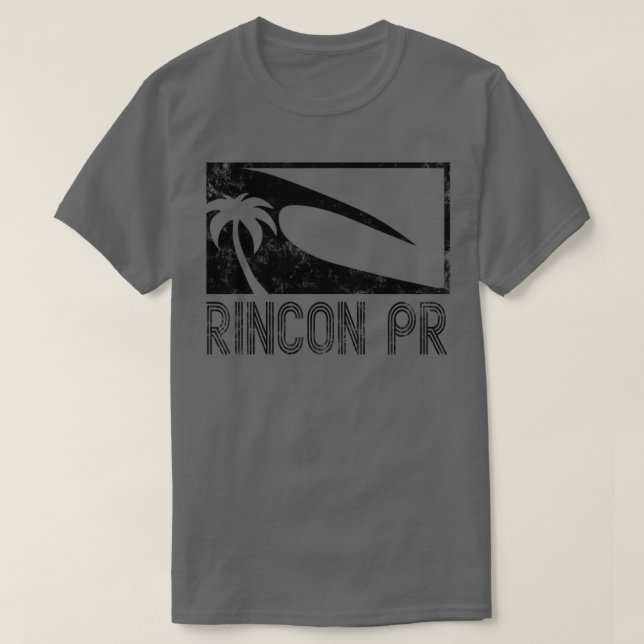 Retro Rincon Puerto Rico Surf Design T 1 T-Shirt (Design Front)