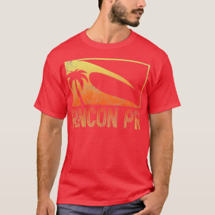 Retro Rincon Puerto Rico Surf Design T 2 T-Shirt
