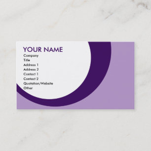retro rings : purples business card