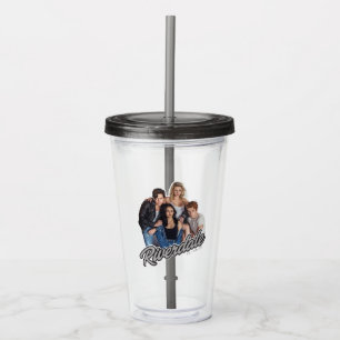 Retro Riverdale Group Graphic Acrylic Tumbler