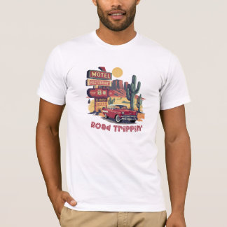 Retro Roadtrip T-Shirt for Travellers