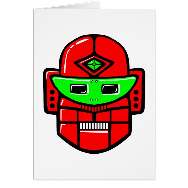 Retro Robot Head (Front)