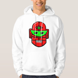 Retro Robot Head - Customised Hoodie