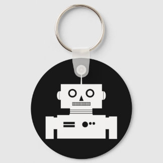 Retro Robot Shape Keychain