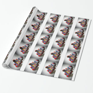Retro Robot Wrapping Paper