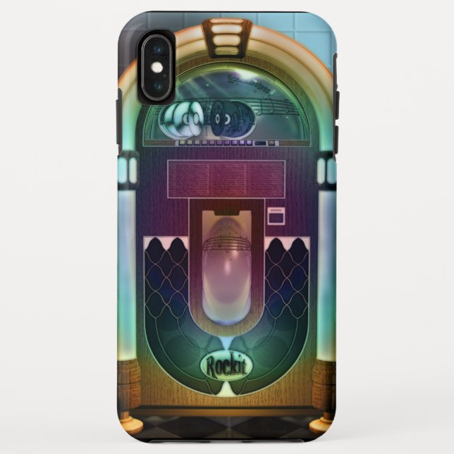 Retro Rock and Roll Jukebox Case-Mate iPhone Case (Back)