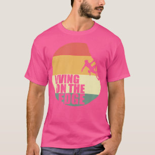 Retro Rock Climbing Mountains - Vintage Climber T-Shirt