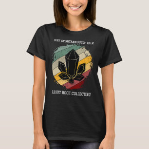 Retro Rock Collector Funny Geographer Geologist Gi T-Shirt