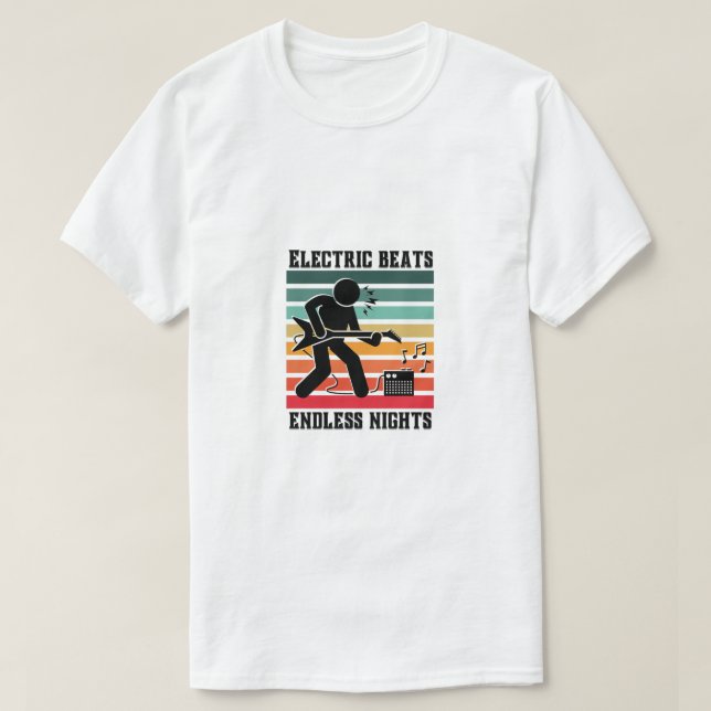 Retro Rock Riff T-Shirt (Design Front)