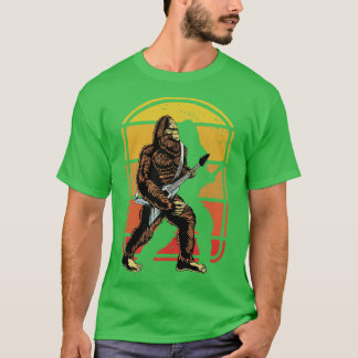 Retro Rock Roll Guitarist T-Shirt