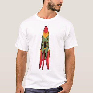 Retro Rocket - Colour T-Shirt