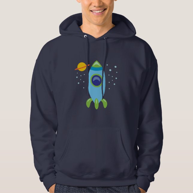 Retro Rocket Hoodie (Front)