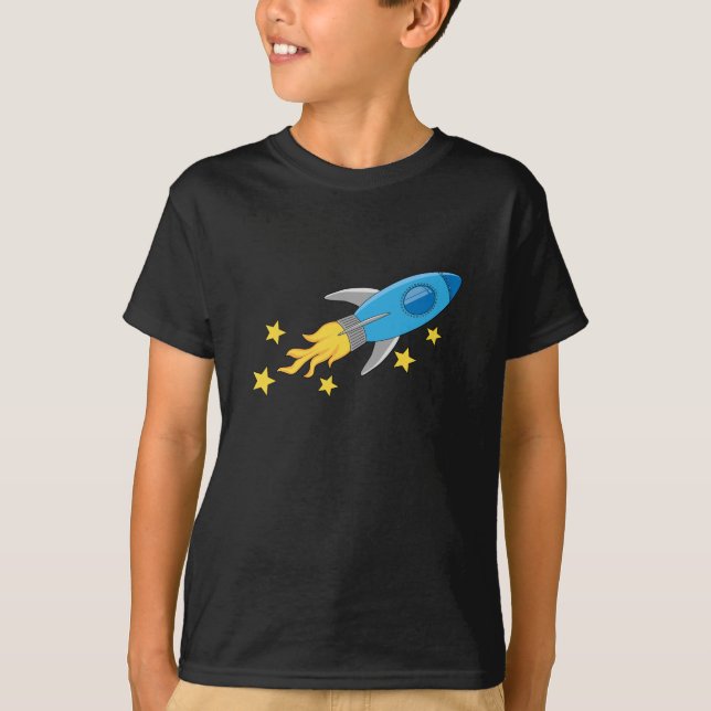 Retro Rocket T-Shirt (Front)
