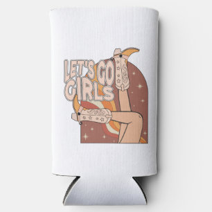 Retro Rodeo Bachelorette Party Seltzer Can Cooler