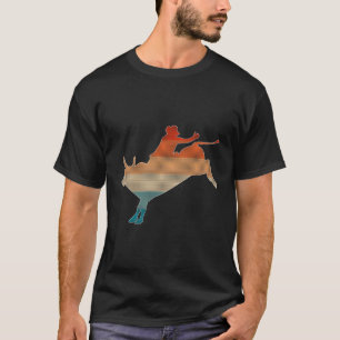 Retro Rodeo Cowboy Boots Wild West Horseman Ranch  T-Shirt