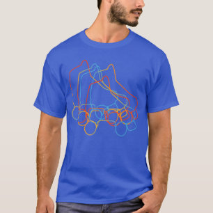 Retro Roller Skates Roller Skating gift T-Shirt