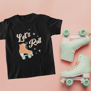 Retro Roller Skating Girls Birthday Party T-Shirt