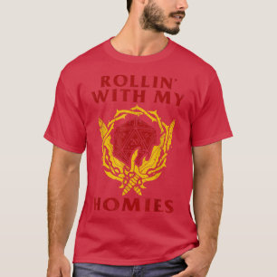 Retro Rolling With My Homies Vintage Styles Music  T-Shirt