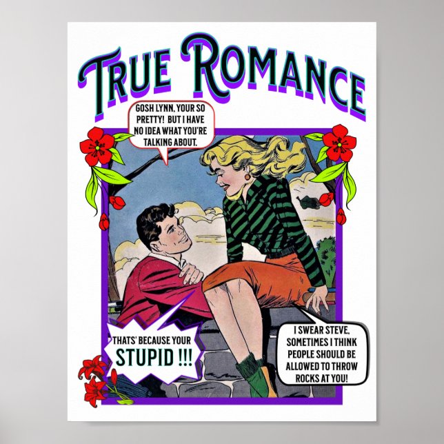 Retro Romance - True Romance - Poster (Front)