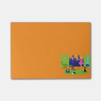 Retro Romantic Couple Post It Notes