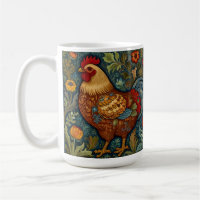 Retro rooster boho chic country chicken