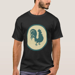 Retro Rooster Vintage Farming Animal T-Shirt