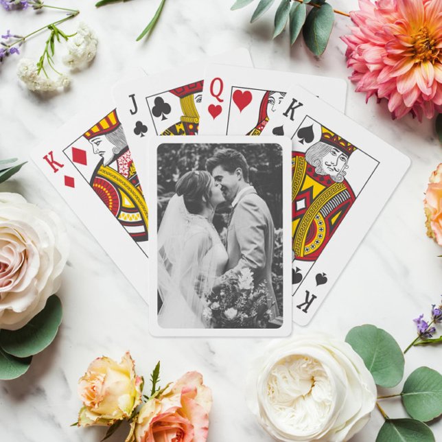 Retro Rounded Corners Photo Playing Cards (Creator Uploaded)